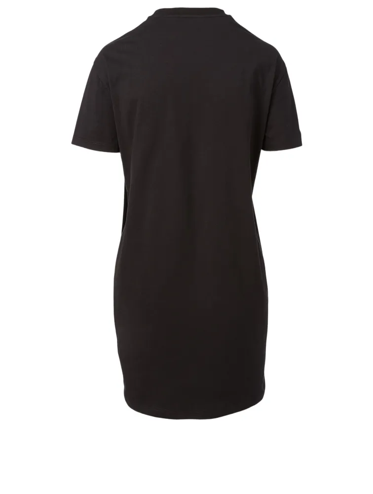 Waves Cotton T-Shirt Dress