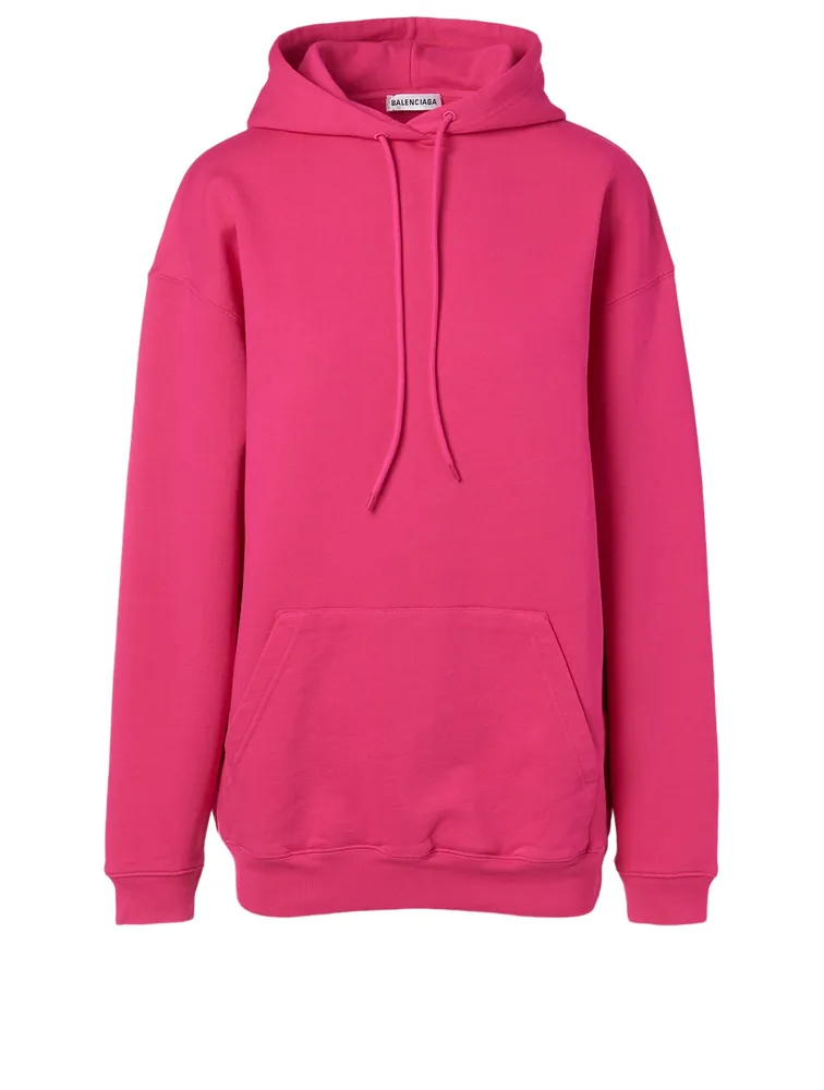 Cotton Hoodie With Back Logo