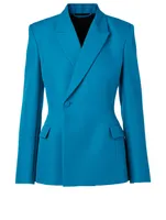 Peaked Lapel Blazer