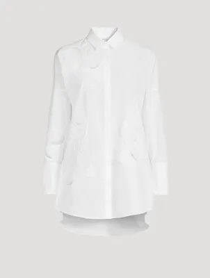 Magnolia Appliqué Tunic Shirt