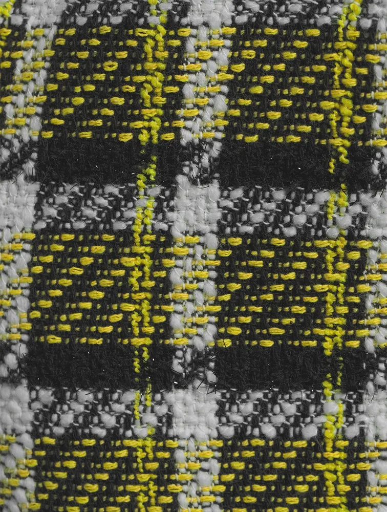 Tweed Mini Skirt Glen Check Print