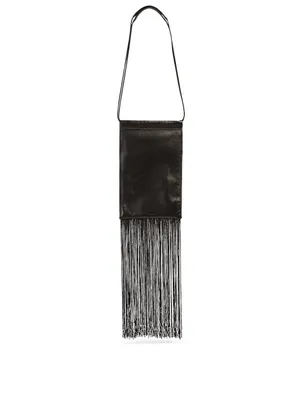 XS Leather Fringe Bag
