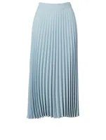 Pleated Midi Skirt