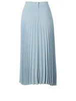 Pleated Midi Skirt