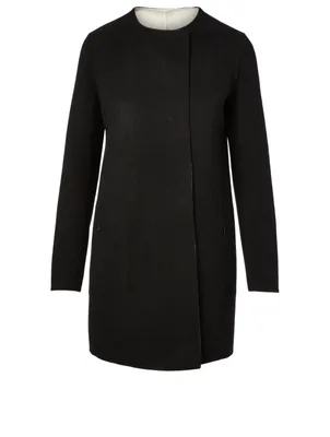 Wool And Cashmere Reversible Coat