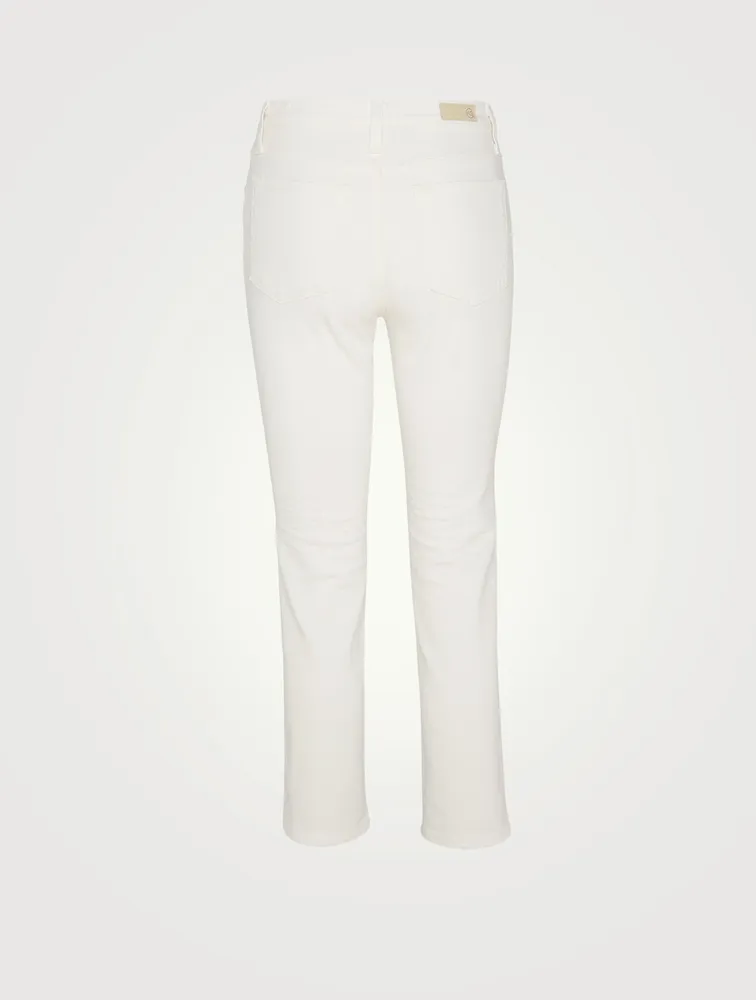 Isabelle High-Waisted Straight Crop Jeans