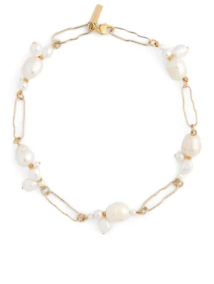 Formation Necklace With Pearls