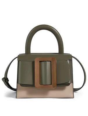 Lucas 19 Two-Tone Leather Top Handle Bag
