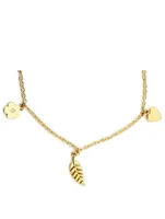 Mini 18K Gold Charm Bracelet