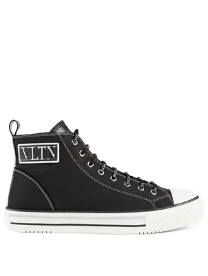 Giggies Fabric High-Top Sneakers