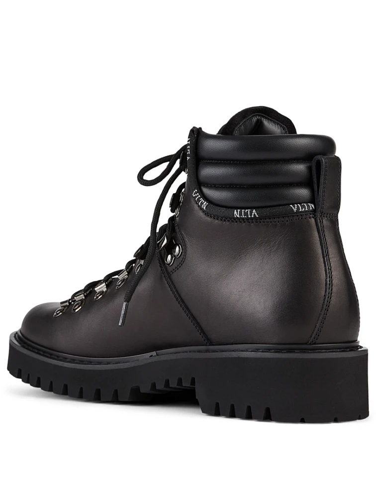 VLTN Leather Hiking Boots