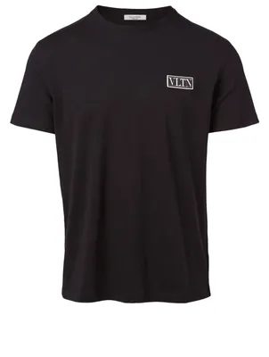 Cotton T-Shirt With VLTN Tag