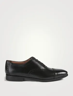 Riley Leather Brogue Oxford Shoes
