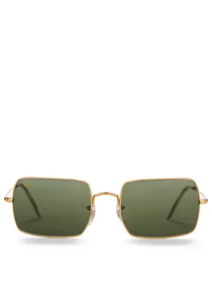 RB1969 Rectangle Metal Sunglasses