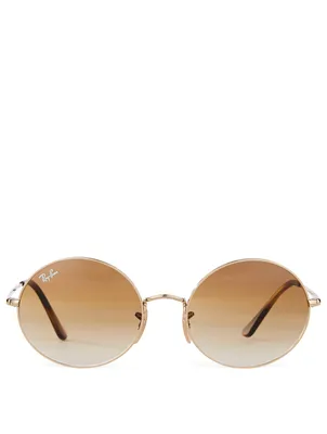 RB1970 Oval Metal Sunglasses