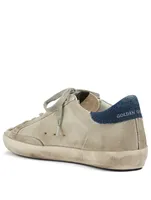 Superstar Suede Sneakers With Snake Print