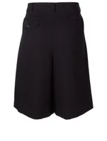 Wool Long Shorts