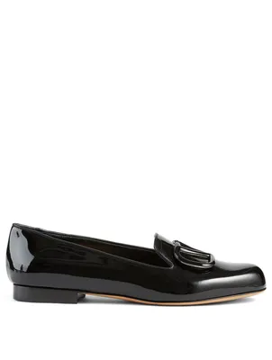VLOGO Patent Leather Loafers
