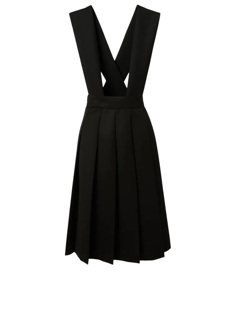 Wool Pinafore Dress