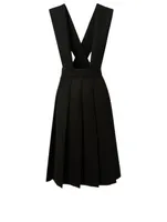 Wool Pinafore Dress