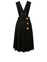Wool Pinafore Dress