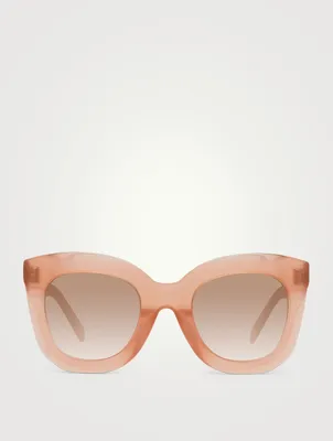 Round Cat-Eye Sunglasses