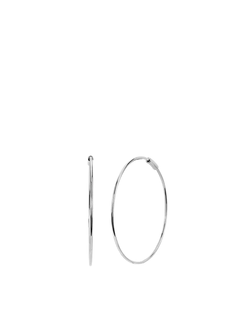 The Perfect 14K Gold Hoop Earrings