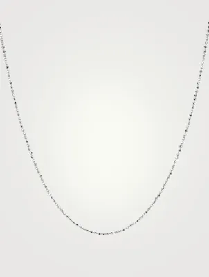 14K Gold Faceted Chain