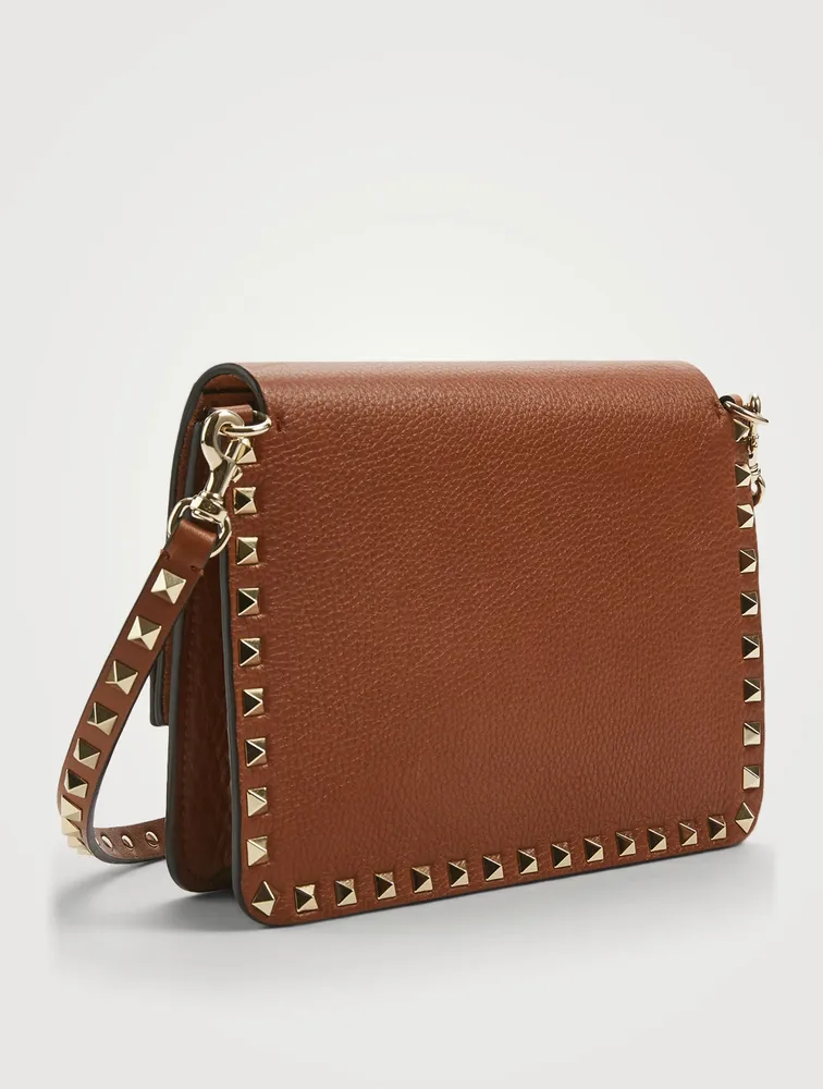 Small Rockstud Leather Shoulder Bag