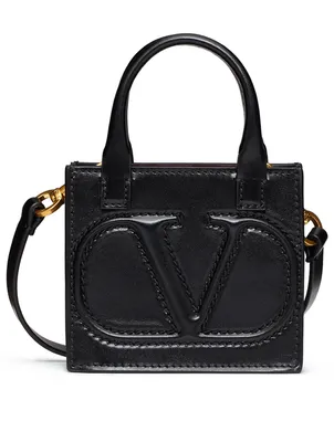 Mini VLOGO Leather Crossbody Bag