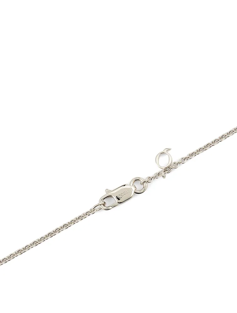 Inch 18K White Gold Chain Necklace