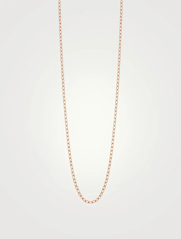 32-Inch 18K Rose Gold Necklace