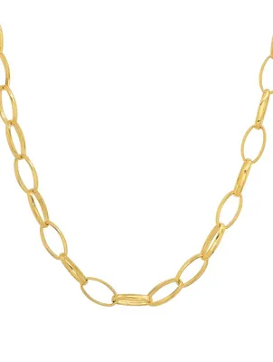 Small Edith 18K Gold Link Necklace