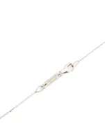 Mini Fireworks 18K White Gold Necklace With Diamonds