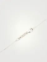 Fireworks 18K White Gold Shimmer Necklace With Diamonds