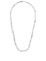 Fireworks 18K White Gold Tennis Necklace With Diamonds