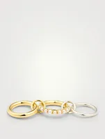 Akoya 18K Gold And Silver Pearl Ring