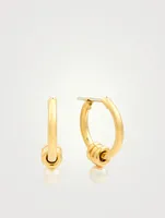 Akoya Ara 18K Gold Hoop Earrings With Pearls