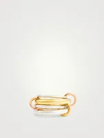 Cici Sterling Silver And 18K Gold Linked Ring