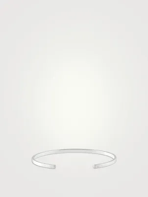 7g Brushed Sterling Silver Ribbon Bracelet