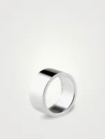 15g Polished Sterling Silver Ribbon Ring