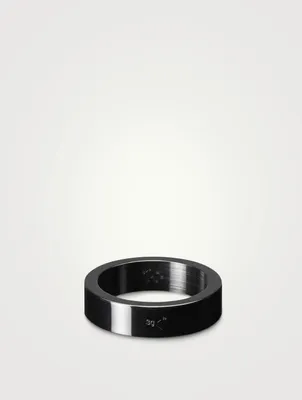 3g Polished Ceramic Ribbon Ring