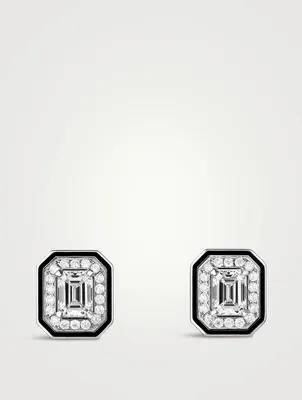 Vendôme Liseré White Gold Diamond Earrings
