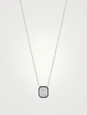 Vendôme Liseré White Gold Pendant Necklace With Diamonds