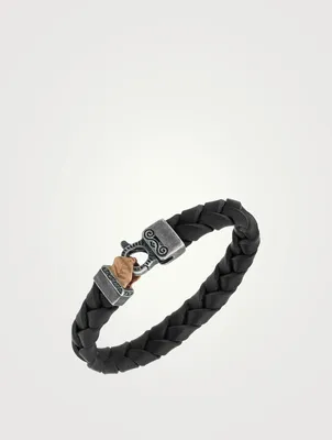 Lash Leather Braided Bracelet