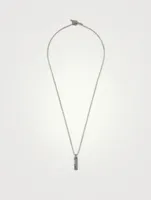 De Stijl Silver Pendant Necklace