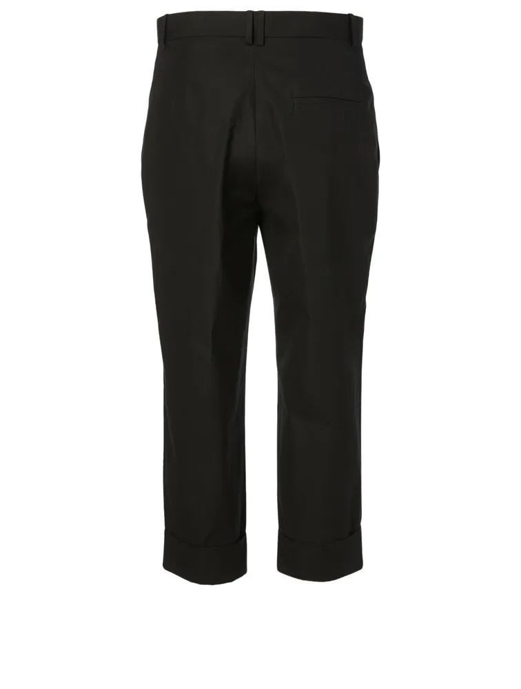 Carola Cotton Cropped Pants