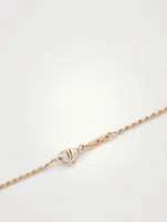 Serpent Bohème Rose Gold Pendant Necklace With Rhodolite Garnet