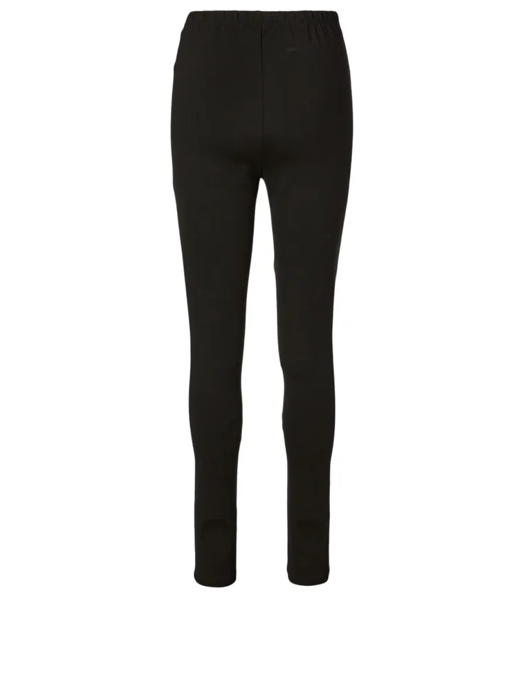 Slim Leggings With Zippers