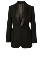 Wool Tuxedo Blazer